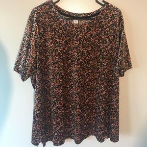 Old navy velvet floral top